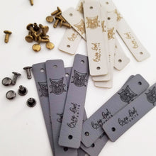 0.5 x 3 Inch - Custom Tags - Fold Over - Rivet Style
