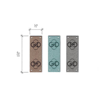 0.5 x 1.5 Inch - Custom Tags - Fold Over