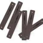 0.5 x 3 Inch - Custom Tags - Fold Over - Rivet Style