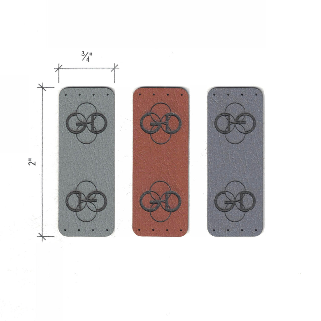 0.75 x 2 Inch - Custom Tags - Fold Over