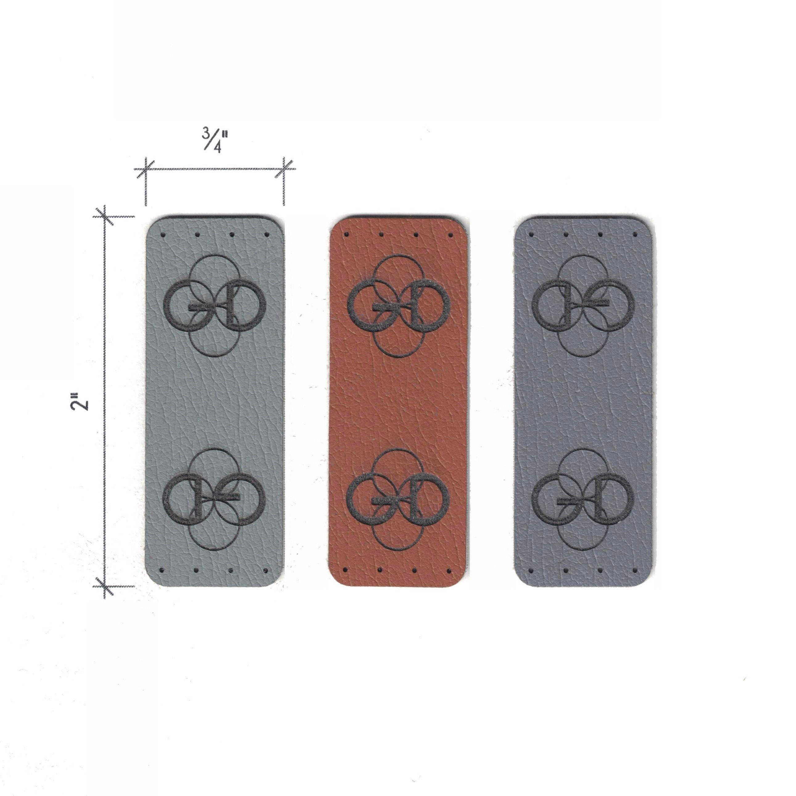 0.75 x 2 Inch - Custom Tags - Fold Over