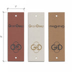1 x 3 Inch - Custom Tags - Fold Over - Rivet Style