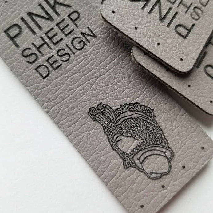 1 x 2.5 Inch - Custom Tags - Fold Over