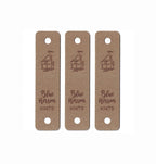 0.75 x 3 Inch - Custom Tags - Fold Over - Rivet Style