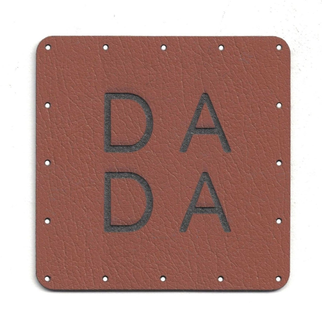 DADA - 2 Inch Faux Leather Patch