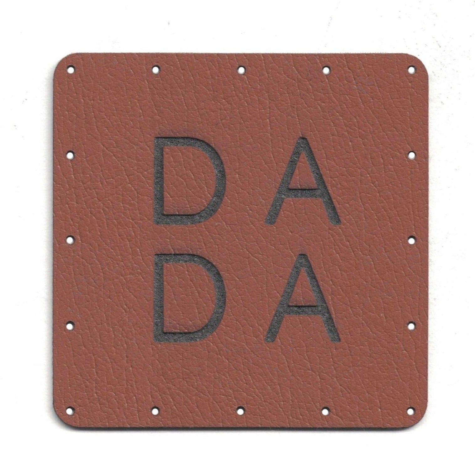 DADA - 2 Inch Faux Leather Patch