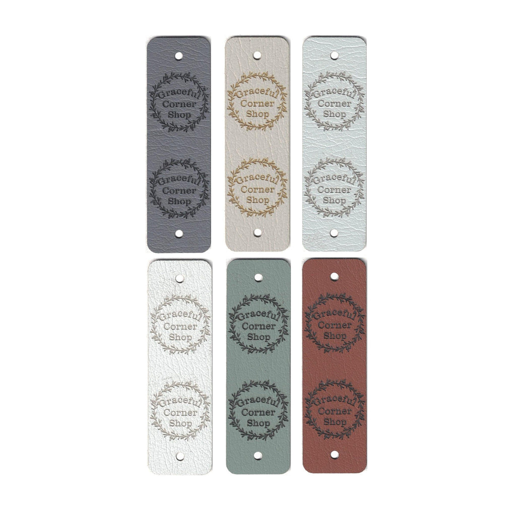 0.75 x 2.5 Inch - Custom Tags - Fold Over - Rivet Style