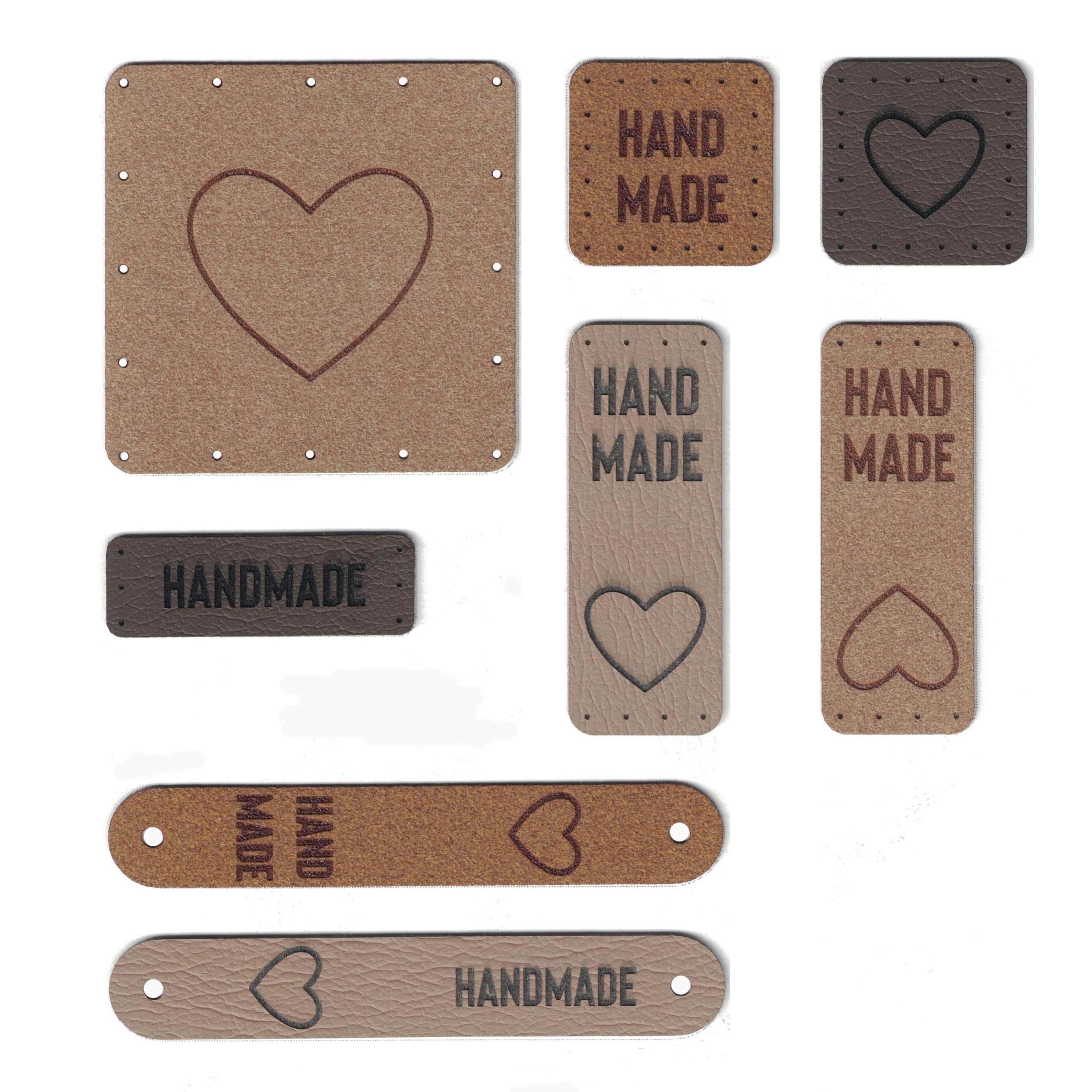 HAND MADE - assorted set of tags
