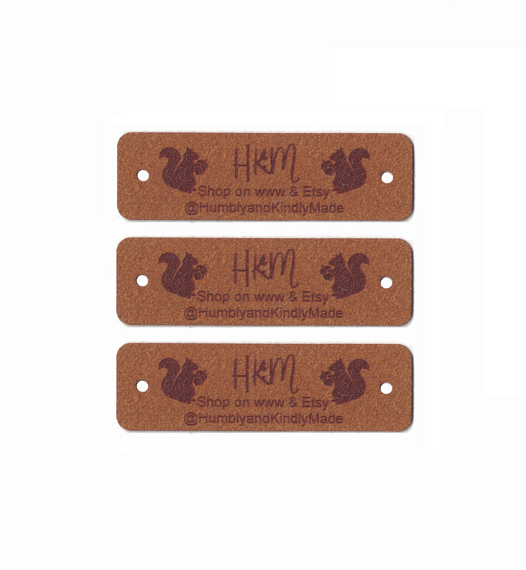 0.75 x 2.5 Inch - Custom Tags - Fold Over - Rivet Style
