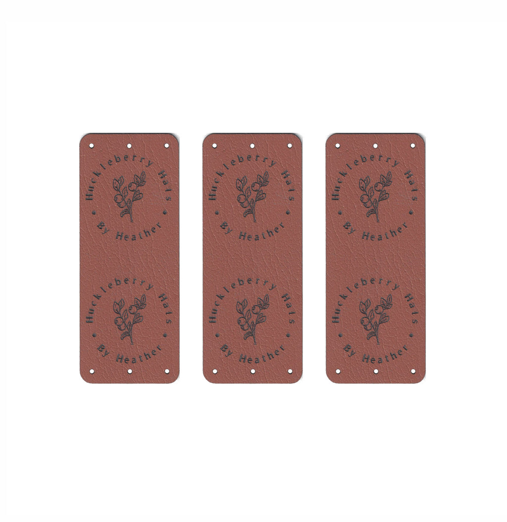 1 x 2.5 Inch - Custom Tags - Fold Over
