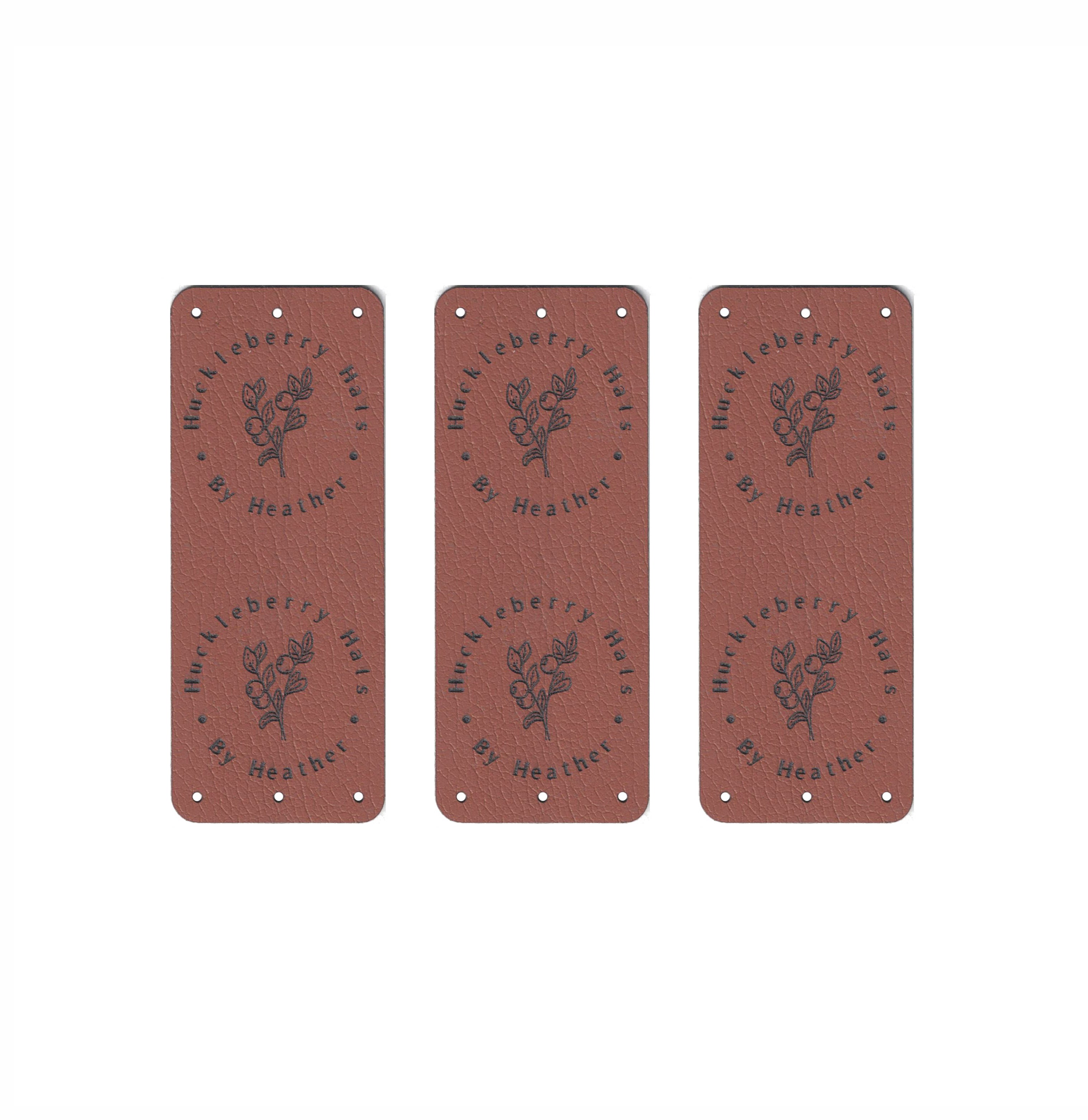1 x 2.5 Inch - Custom Tags - Fold Over