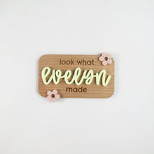 Look What I Made Magnet - Floral