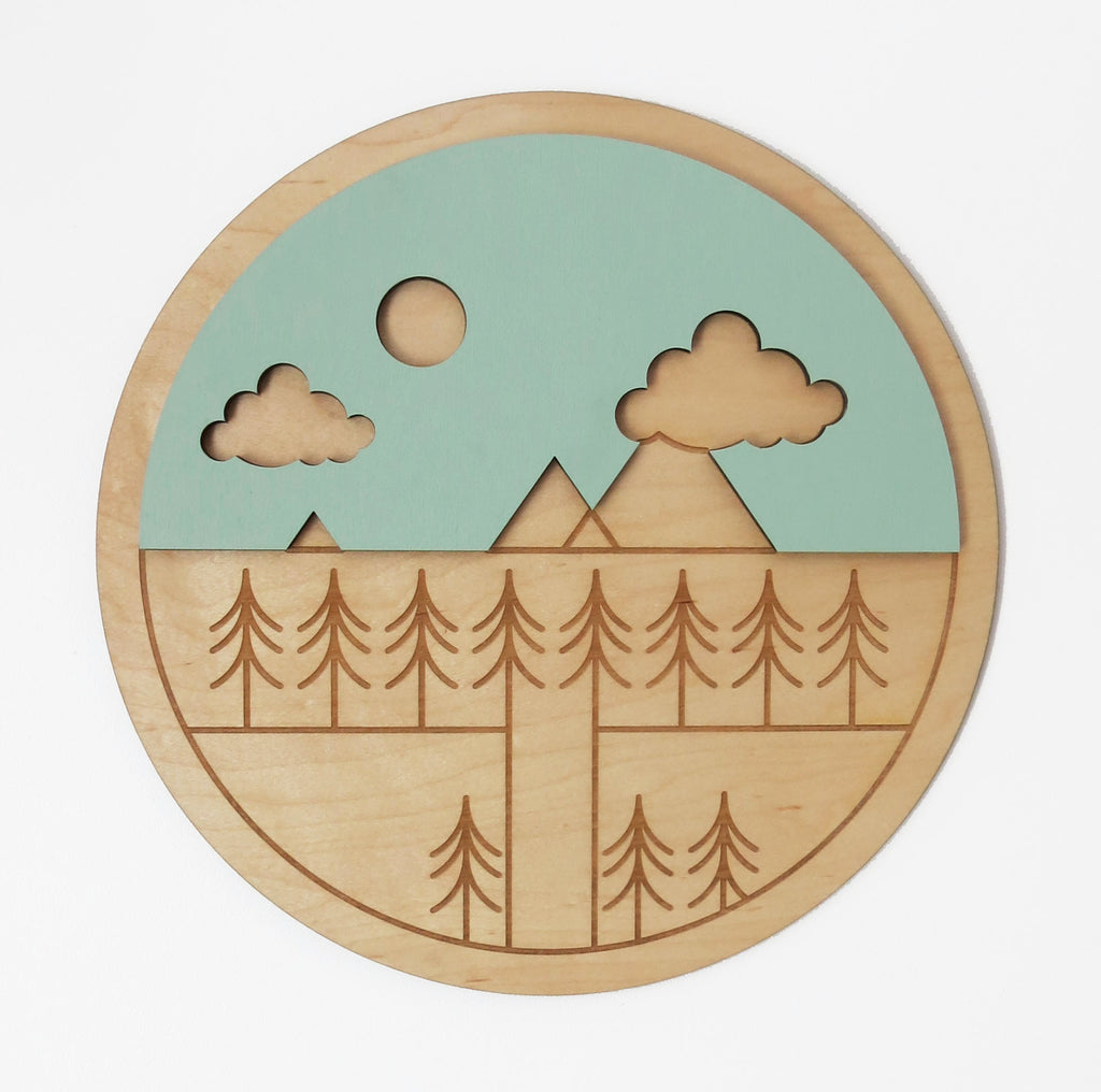 Wall Art - Hike Maple - 12"