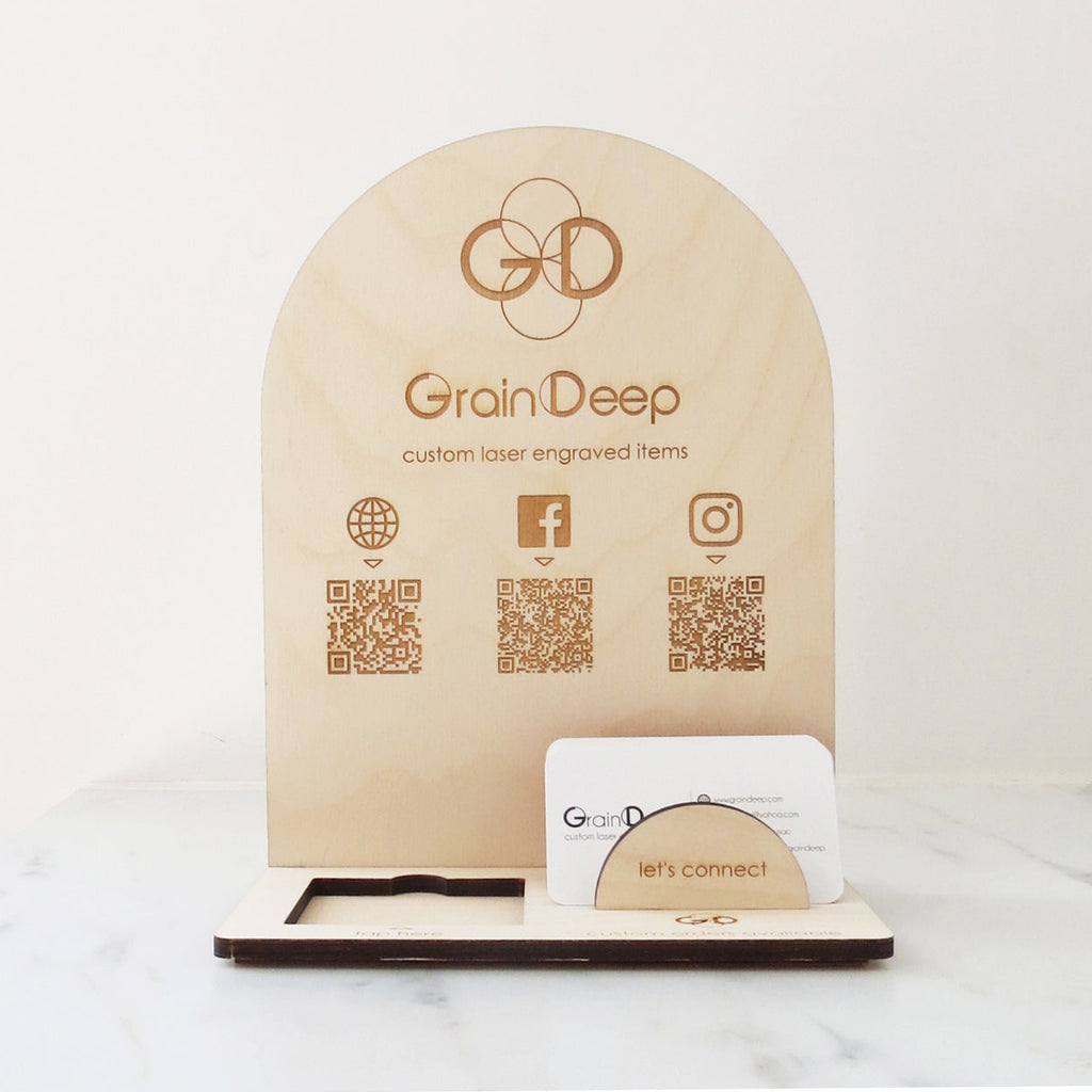 10 x 7.5 - Payment Reader and Card Display with QR Codes