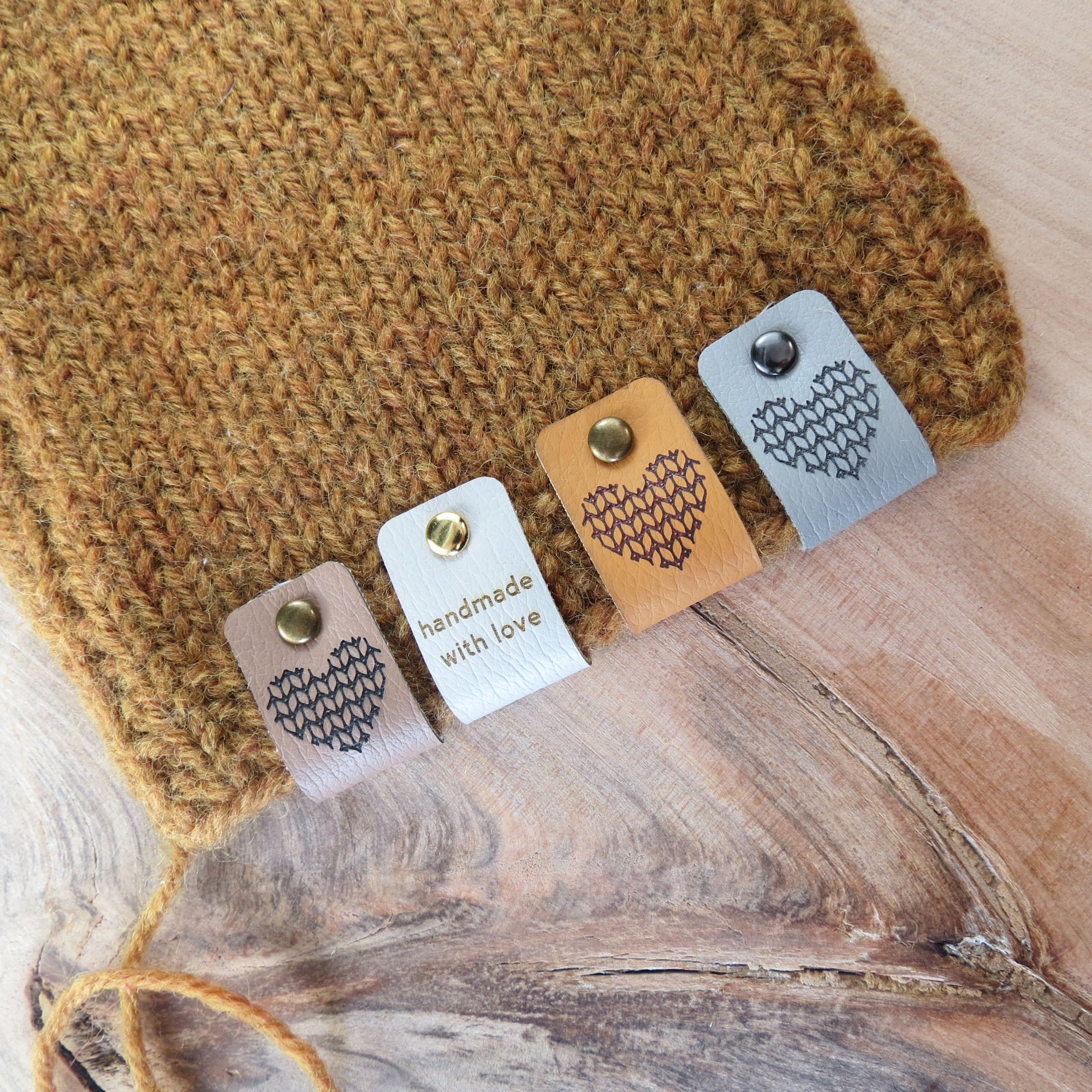 0.75 x 2.5 Inch - Custom Tags - Fold Over - Rivet Style