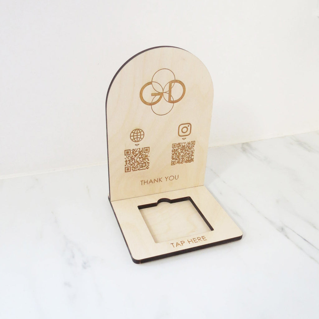 7.5 x 5 - Payment Reader Display with QR Codes