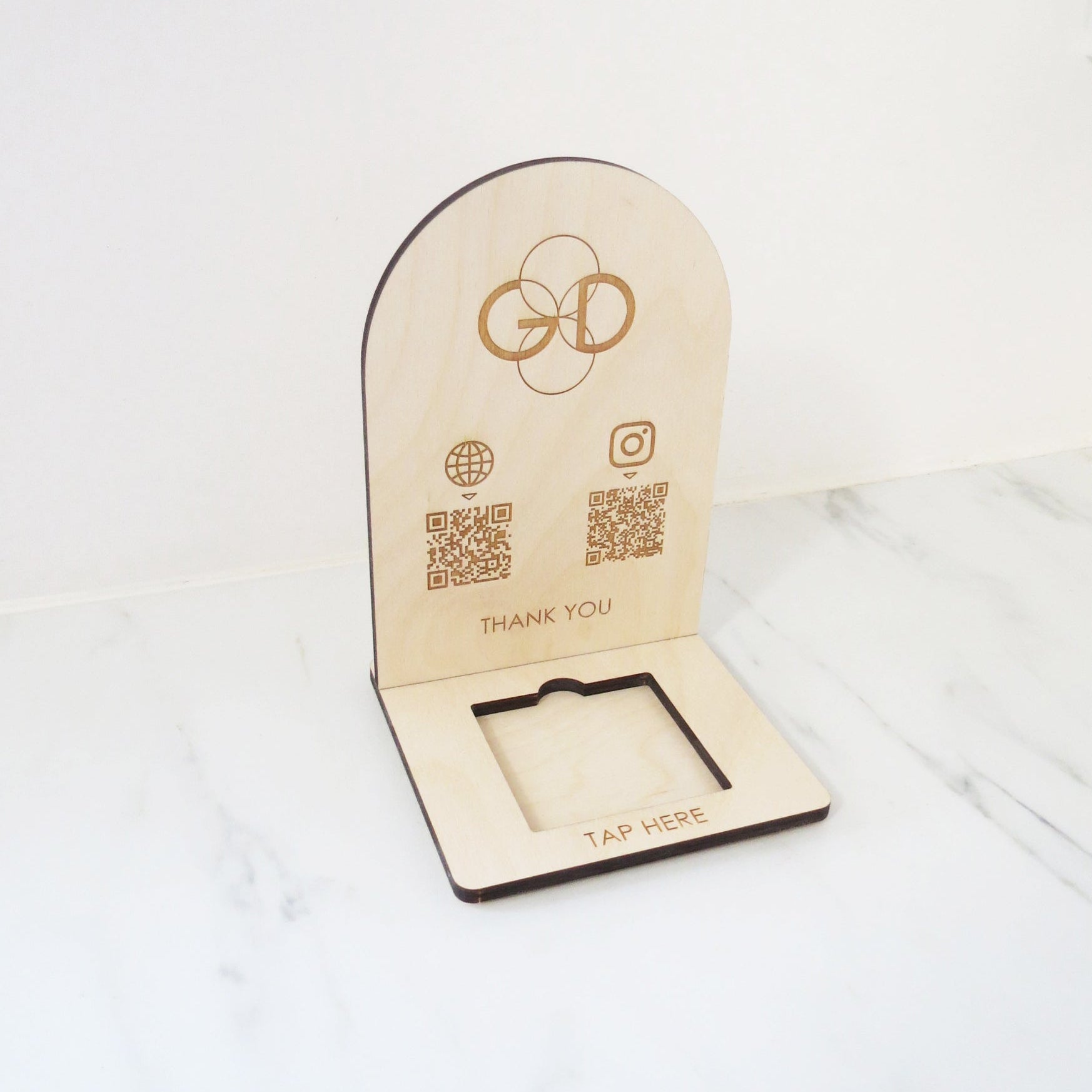 7.5 x 5 - Payment Reader Display with QR Codes
