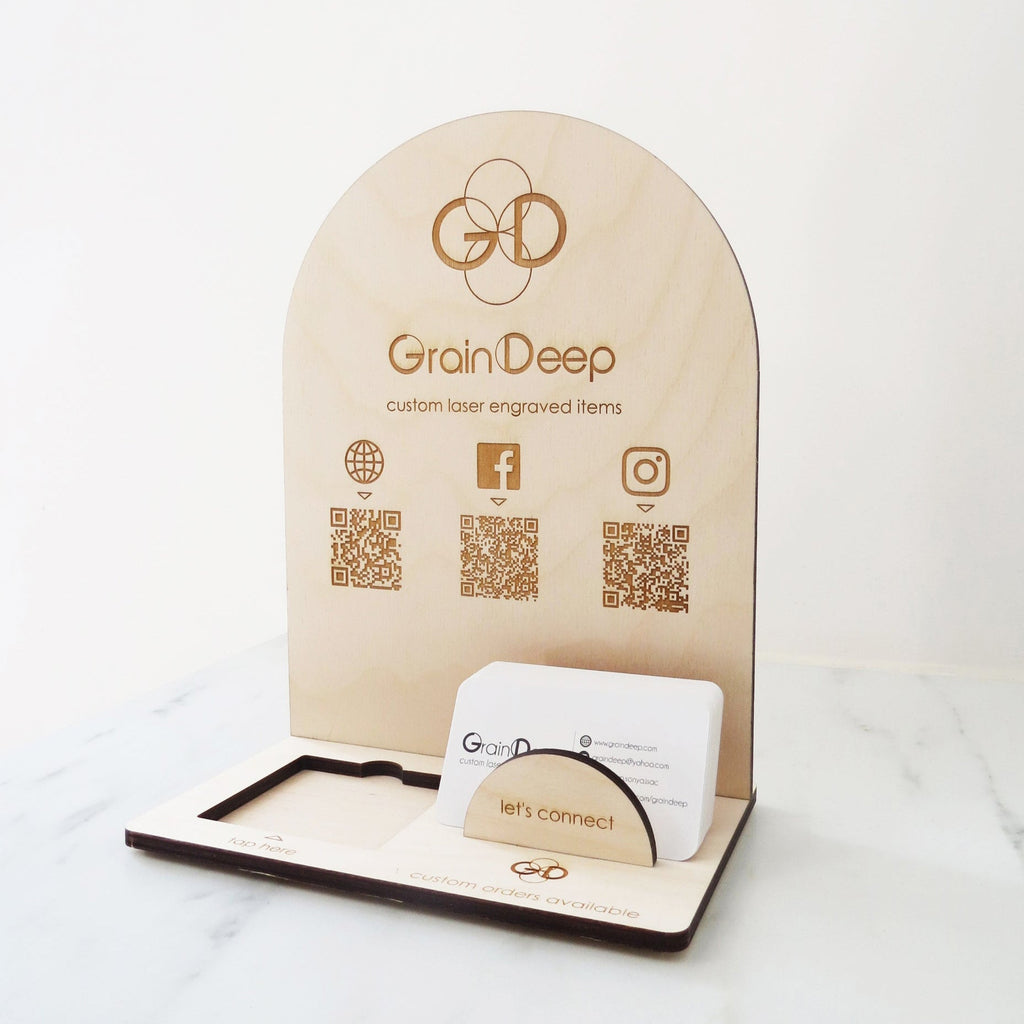 10 x 7.5 - Payment Reader and Card Display with QR Codes