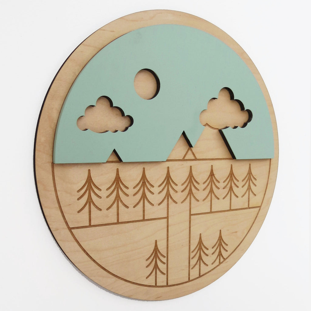 Wall Art - Hike Maple - 12"