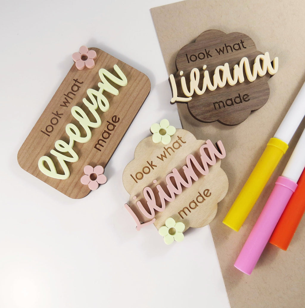 Look What I Made Magnet - Floral