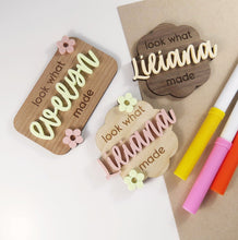 Look What I Made Magnet - Floral