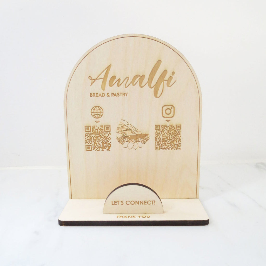 7.5 x 6 - Card Display with QR Codes