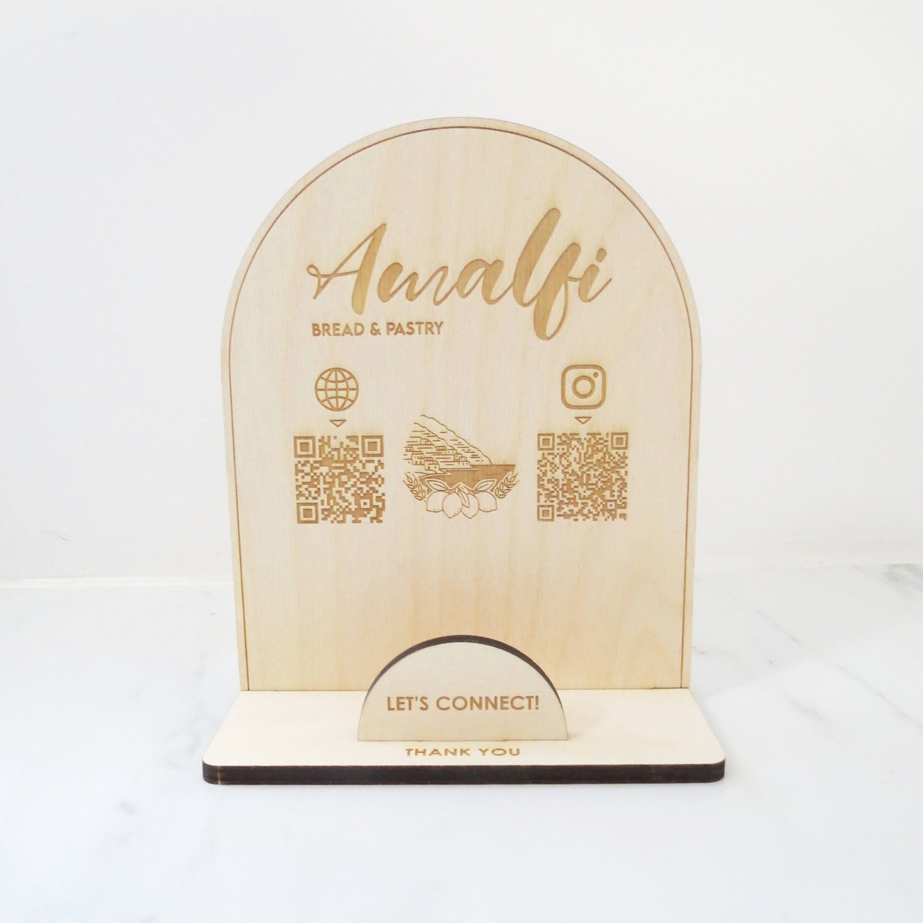 7.5 x 6 - Card Display with QR Codes