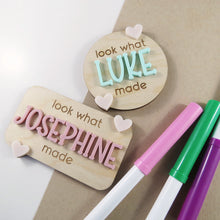 Look What I Made Magnet - Hearts