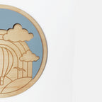 Wall Art - Air Balloon Maple - 12"
