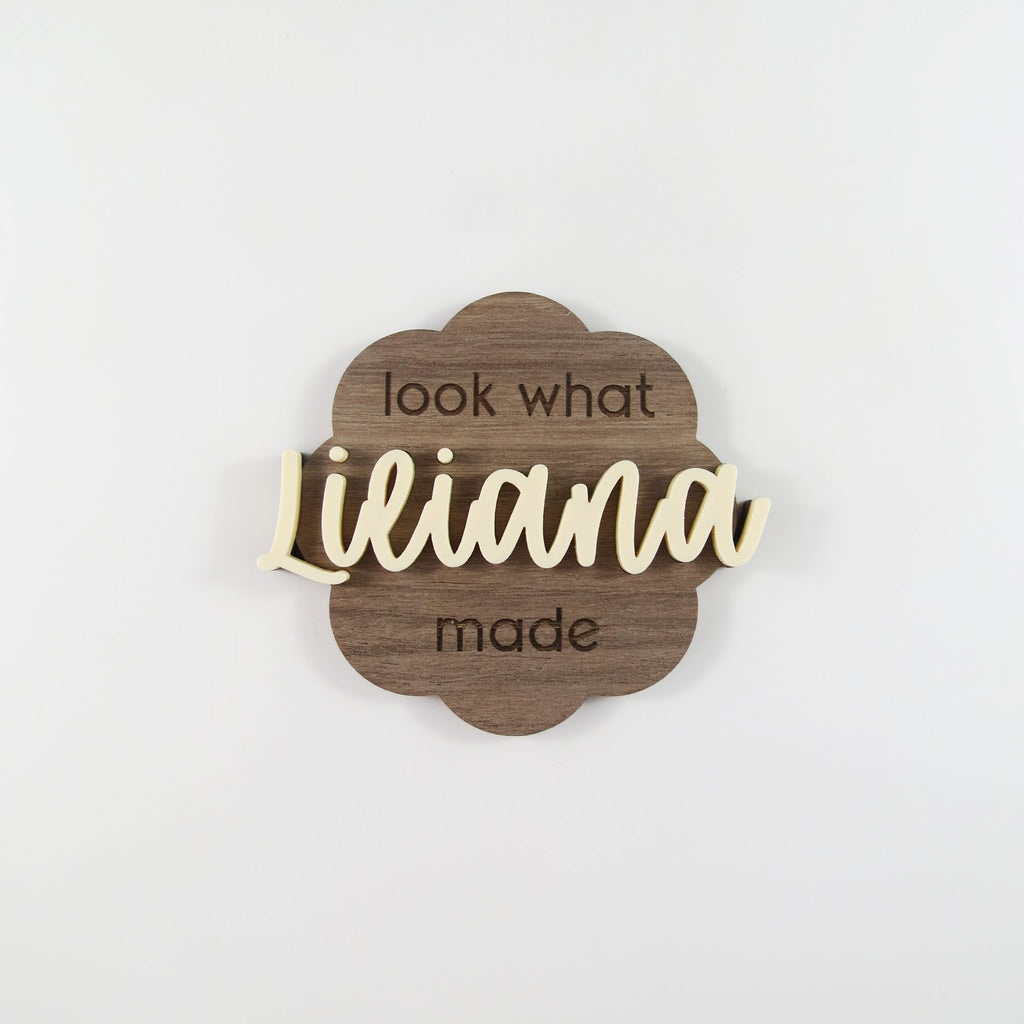 Look What I Made Magnet - Floral