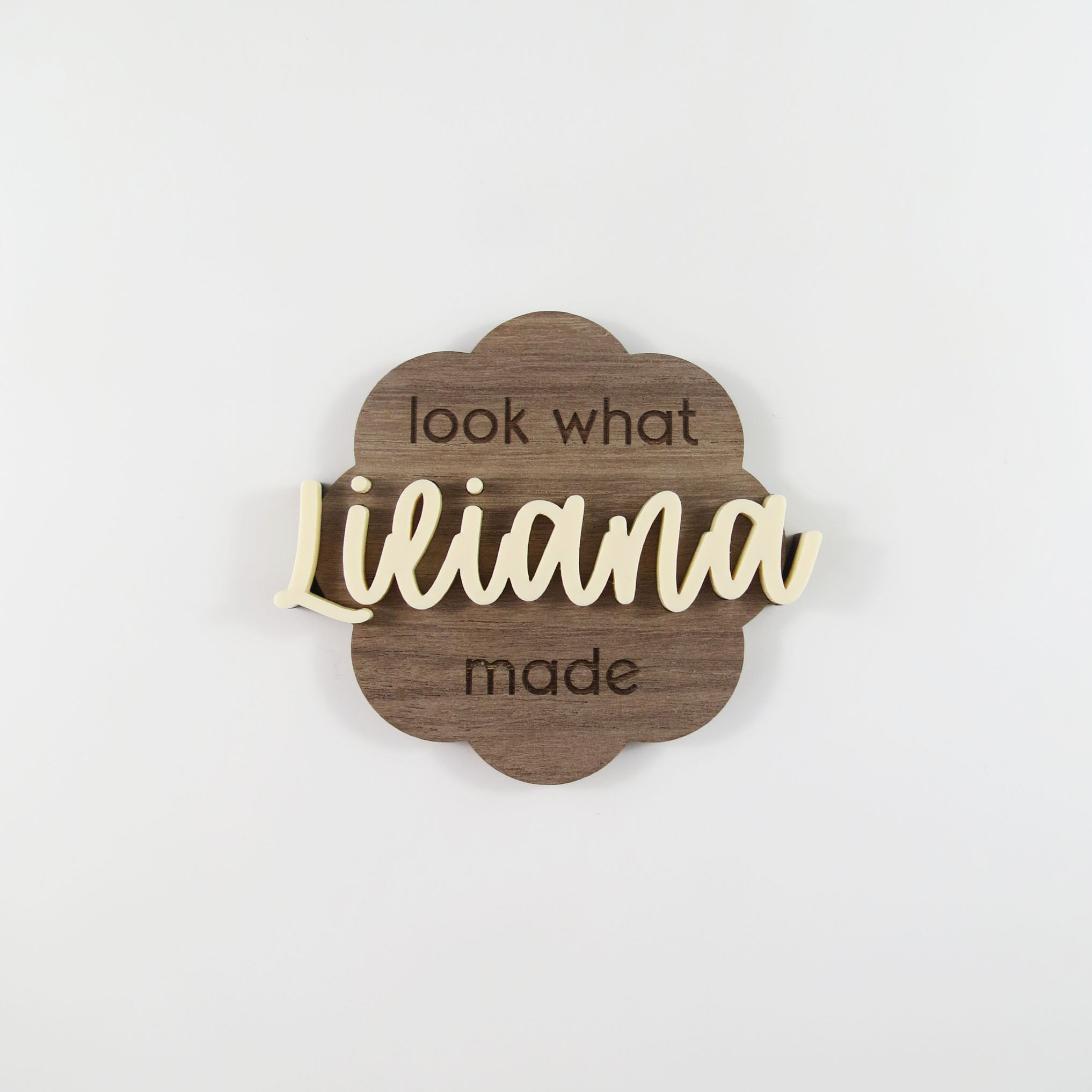 Look What I Made Magnet - Floral