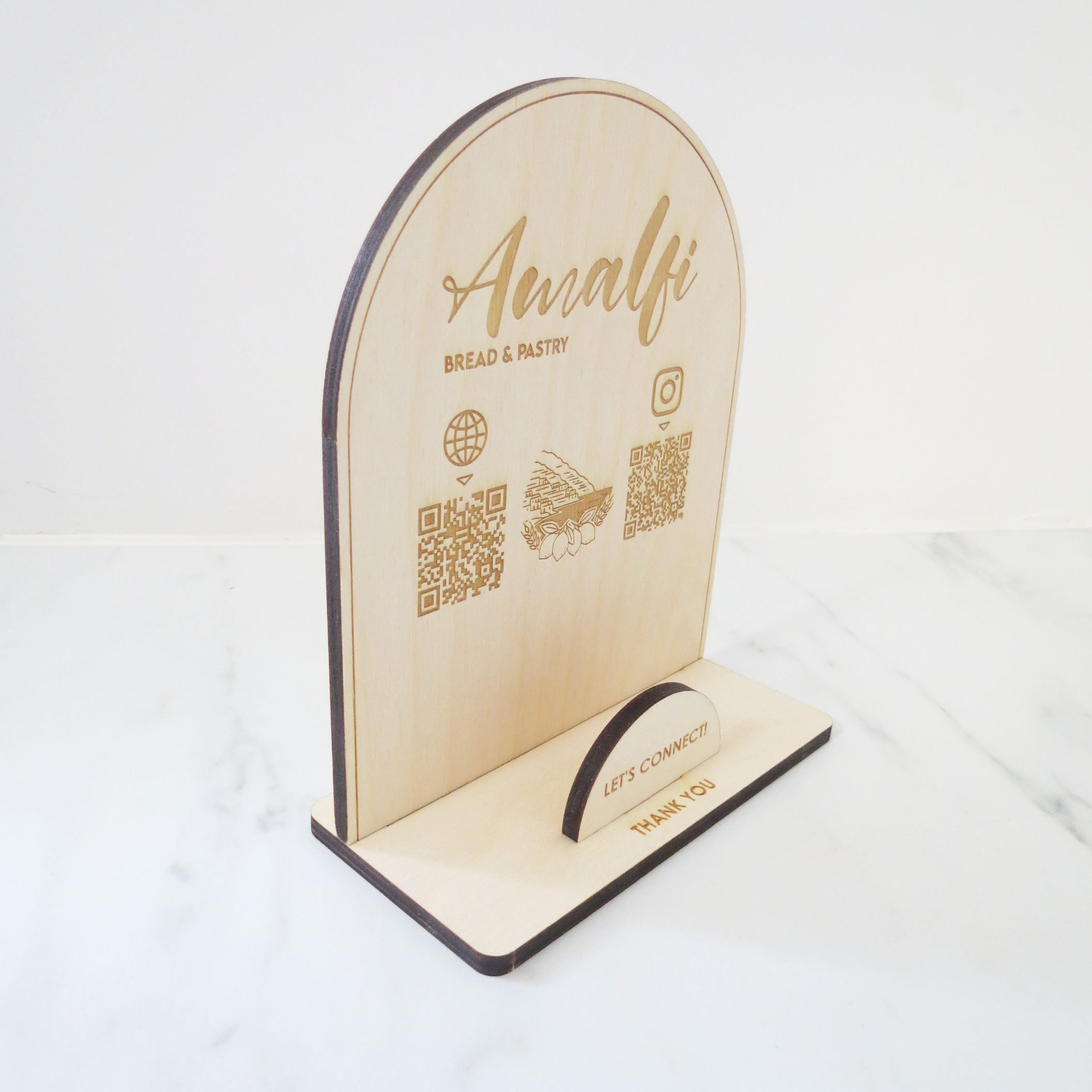 7.5 x 6 - Card Display with QR Codes