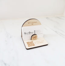 3.5 x 3.5 - Card Display with QR Code