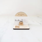 3.5 x 3.5 - Card Display with QR Code