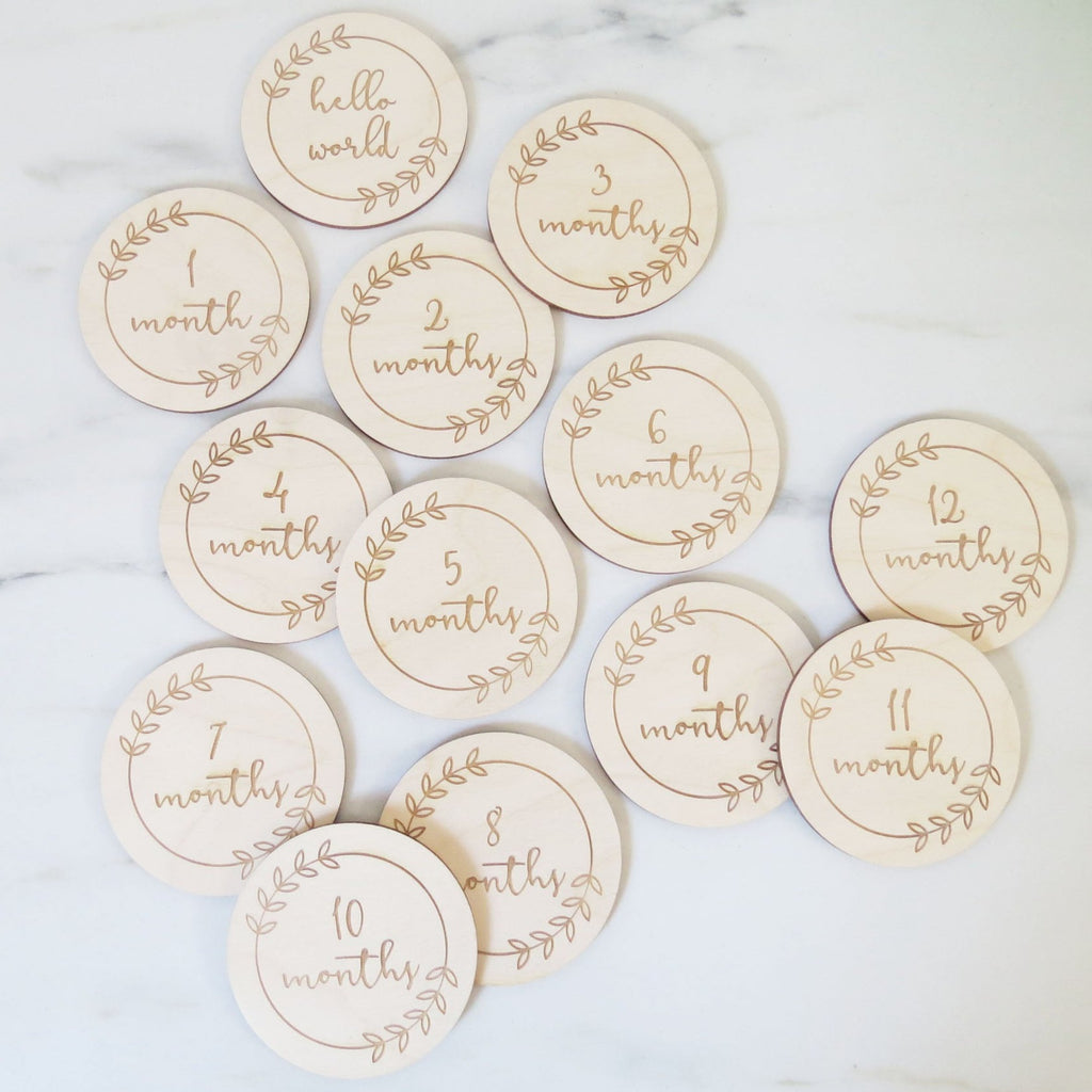 Baby Monthly Milestones - Vines