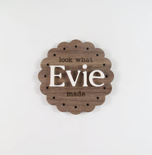 Look What I Made Magnet - Scalloped