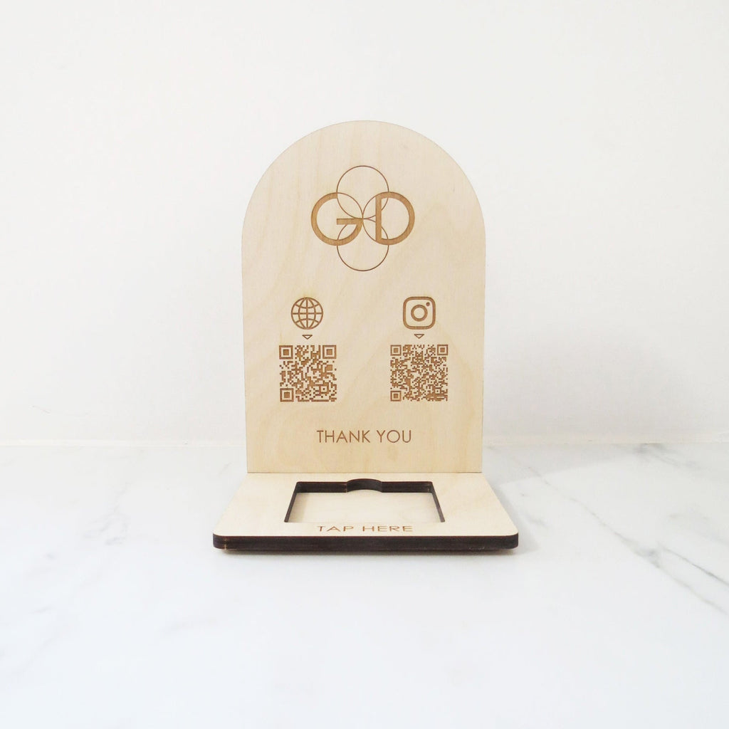 7.5 x 5 - Payment Reader Display with QR Codes