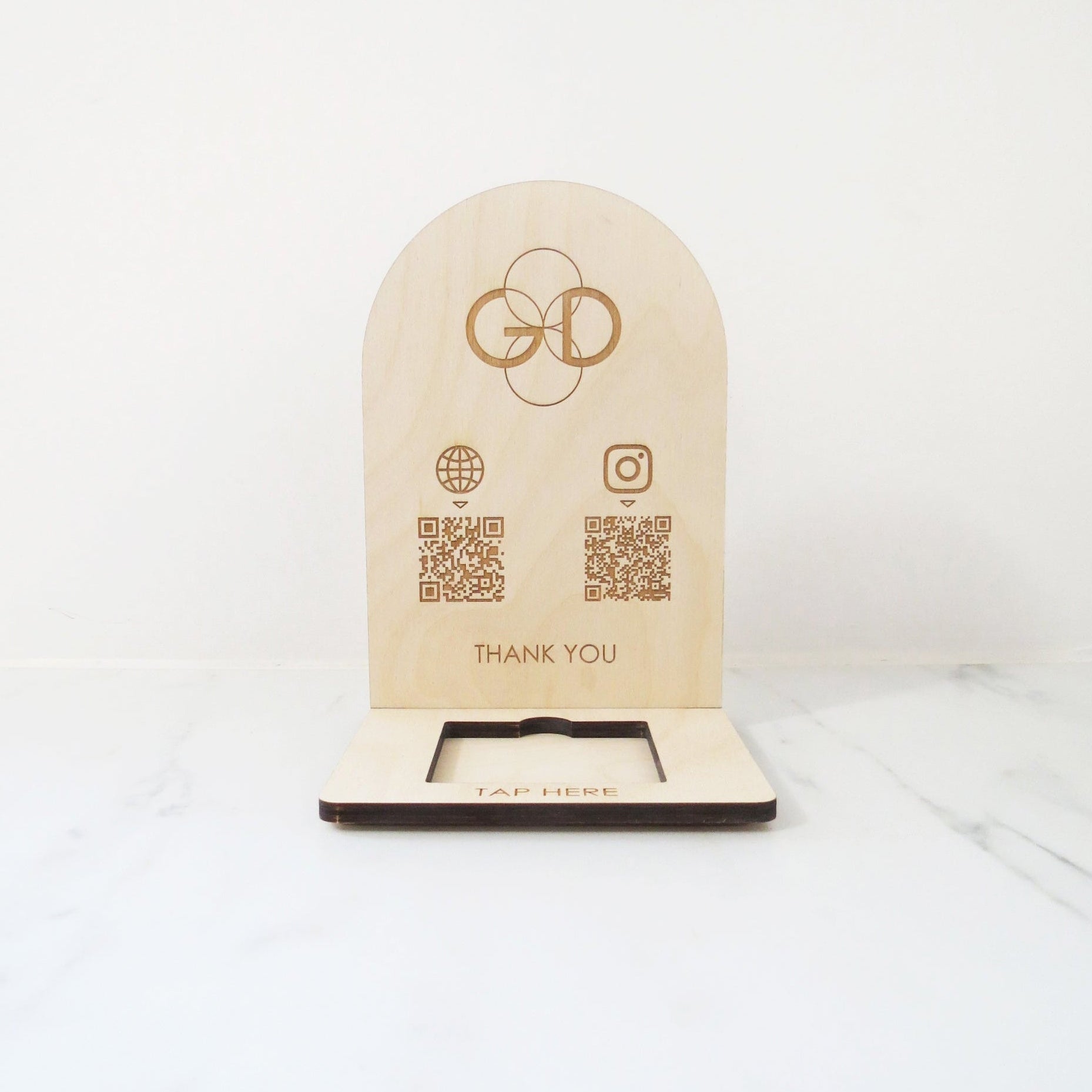 7.5 x 5 - Payment Reader Display with QR Codes