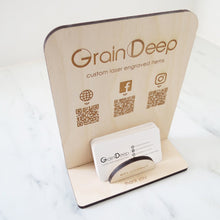 7.5 x 6 - Card Display with QR Codes
