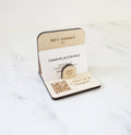 3.5 x 3.5 - Card Display with QR Code