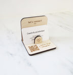 3.5 x 3.5 - Card Display with QR Code