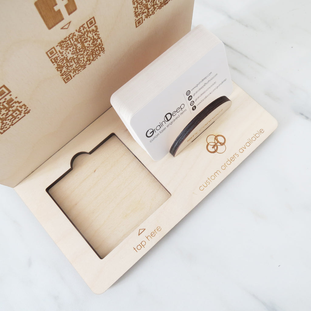 10 x 7.5 - Payment Reader and Card Display with QR Codes