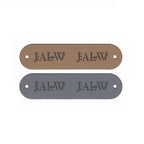 0.75 x 3 Inch - Custom Tags - Fold Over - Rivet Style