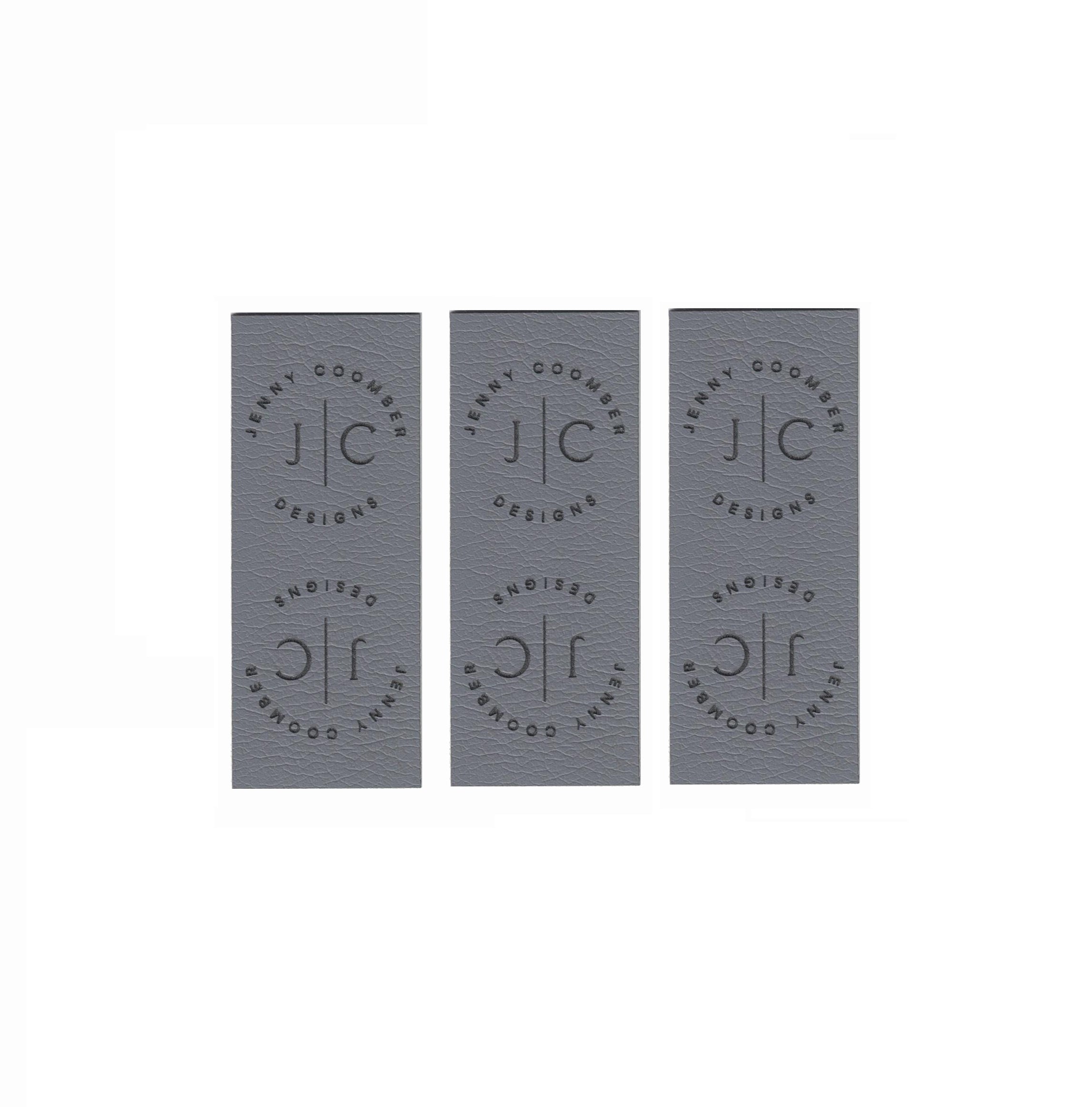 1 x 2.5 Inch - Custom Tags - Fold Over