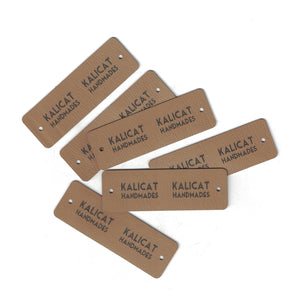 1 x 3 Inch - Custom Tags - Fold Over - Rivet Style