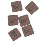 1 x 1 Inch - Custom Tags