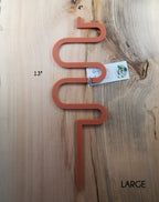 Acrylic Trellis - Plant Supports - Waves - Nutmeg