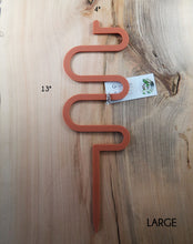 Acrylic Trellis - Plant Supports - Waves - Nutmeg