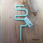 Acrylic Trellis - Plant Supports - Waves - Peppermint