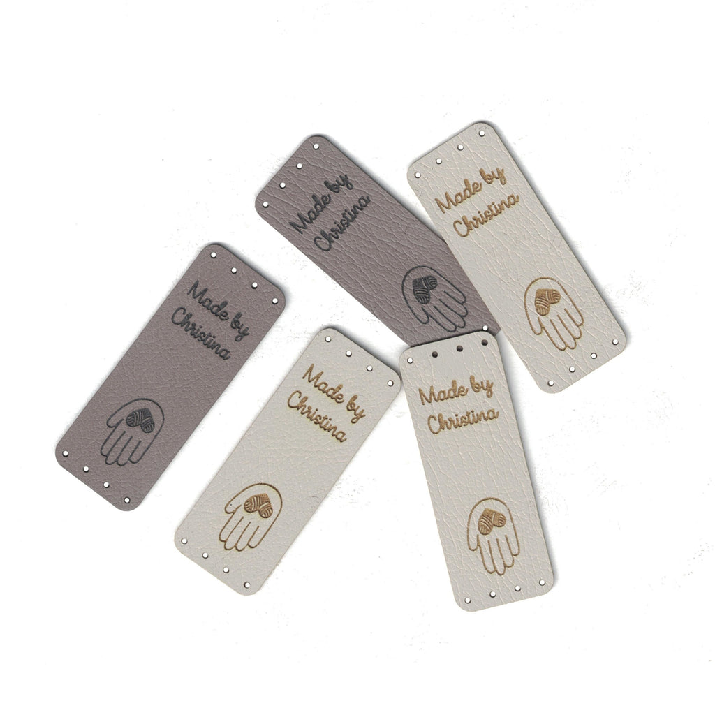0.75 x 2 Inch - Custom Tags - Fold Over